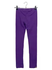 Vorschaubild 2 von Leggings Kinder Gr. 134/140 Lila mit buntem Schriftzug Casual Streetwear