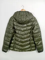 Vorschaubild 3 von Damen Steppjacke Gr. 34;XS Grün Casual mit Kapuze