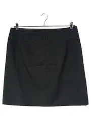 Vorschaubild 2 von TAIFUN Damen Faltenrock Gr. 40 Schwarz Elegant Business