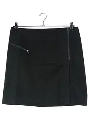 Vorschaubild 1 von TAIFUN Damen Faltenrock Gr. 40 Schwarz Elegant Business