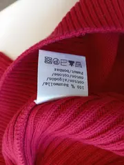 Vorschaubild 4 von Herren Pullover Rot Gr. 52/L Casual Baumwolle Langarm