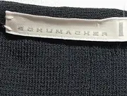 Vorschaubild 3 von SCHUMACHER Damen Strickjacke Schwarz Gr. 38/M Elegant Vintage Viskose