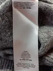 Vorschaubild 5 von Damen Pullover Grau Gr. 34/XS Strick V-Ausschnitt Casual