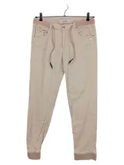 Vorschaubild 1 von Damen Jogginghose Gr. 38/M Beige Casual Lyocell Baumwolle