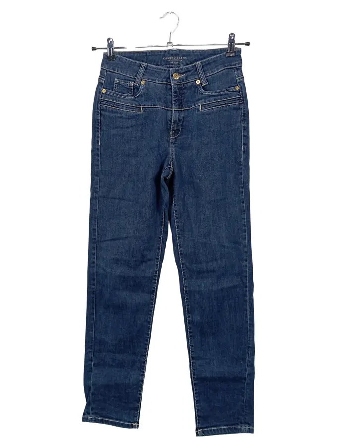 CAMBIO Damen Jeans Slim Fit W28/36/S Blau Casual