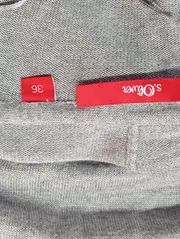 Vorschaubild 3 von Damen Strickjacke Grau 36/S Casual Viskose Kapuze