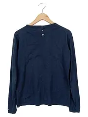 Vorschaubild 2 von Damen Pullover Gr. 38/M Schwarz Baumwolle Kaschmir