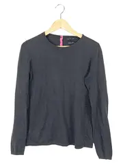 Vorschaubild 1 von Damen Pullover Gr. 38/M Schwarz Baumwolle Kaschmir