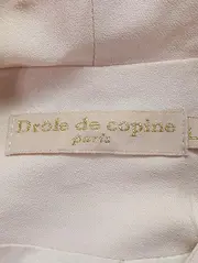 Vorschaubild 3 von Blazer Beige L Damen Elegant Asymmetrisch Raffungen Business