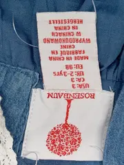Vorschaubild 3 von Kinder Sommerkleid Gr. 98 Blau Stickerei Bohemian