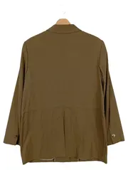 Vorschaubild 2 von Damen Leichte Jacke Gr. 38;M Braun Klassisch Elegant Baumwolle