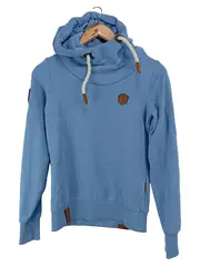 Vorschaubild 1 von Kapuzenpullover Damen Gr. 34/XS Blau Casual Hoodie Sweatshirt