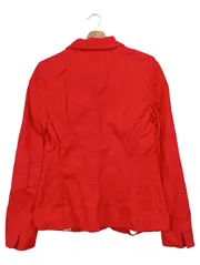 Vorschaubild 2 von Damen Blazer Gr. 36/S Rot Elegant Business Baumwolle