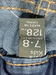 Vorschaubild 3 von Skinny Fit Jeans Kinder Blau Gr. 128 Lochmuster Freizeit