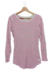 Vorschaubild 1 von MARC O POLO Damen Pullover Gr. 36/S Gestreift Weiß Pink Rippstrick Casual