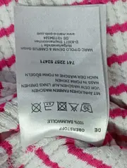 Vorschaubild 4 von MARC O POLO Damen Pullover Gr. 36/S Gestreift Weiß Pink Rippstrick Casual