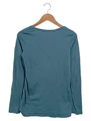 Vorschaubild 2 von edc Langarmshirt Damen 42/L Blau Basic Casual