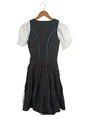 Vorschaubild 2 von LANDHAUS C&A Dirndl Trachtenkleid Gr. 34/XS Schwarz Türkis Stickerei Baumwolle