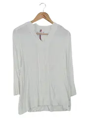 Vorschaubild 1 von Damen Bluse Gr. 36/S Weiß Viskose Casual Klassisch
