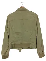 Vorschaubild 2 von Damen Jeansjacke Gr. 34/XS Beige Casual Biker Jacke