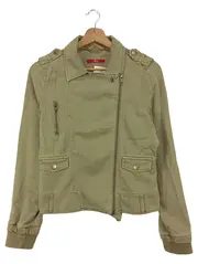 Vorschaubild 1 von Damen Jeansjacke Gr. 34/XS Beige Casual Biker Jacke