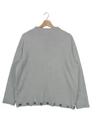 Vorschaubild 2 von Damen Pullover Grau Gr. 42;XL Casual Viskose Langarm