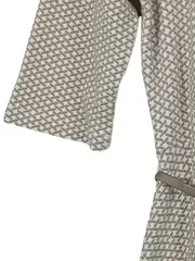 Vorschaubild 4 von Etuikleid Damen 38/M Beige Elegant Strukturmuster Business Midikleid