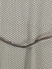 Vorschaubild 3 von Etuikleid Damen 38/M Beige Elegant Strukturmuster Business Midikleid