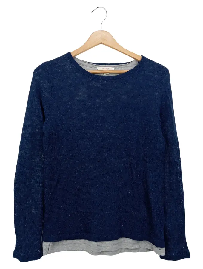 Esprit Damen Pullover Esprit Pullover Mit Blumenstickerei