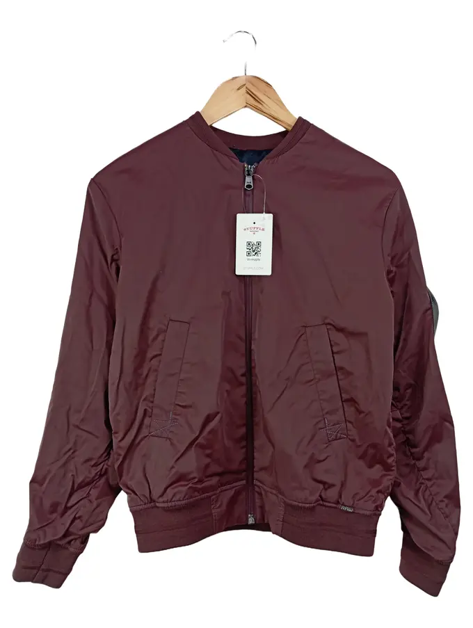 G-STAR RAW Bomberjacke Blouson Damen Vintage Streetwear Rot XS 34