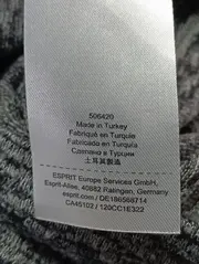 Vorschaubild 5 von Freizeitkleid Damen Gr. 38/M Grau Meliert Langarm Casual Midikleid