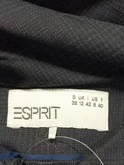 Vorschaubild 3 von Damen Businesskleid Gr. 38/M Grau Kariert Ärmellos Elegant