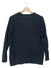 Vorschaubild 2 von Strickjacke Damen Gr. 34/XS Blau Klassisch Elegant Cardigan