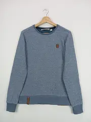 Vorschaubild 2 von Herren Pullover Gr. 46/S Blau Casual Basic Sweatshirt