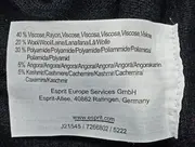 Vorschaubild 4 von Strickjacke Damen Gr. 36/S Schwarz Viskose Wolle Kaschmir Elegant