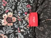 Vorschaubild 3 von Stoffhose Damen Gr. 40/42 Mehrfarbig Floral Raffungen Viskose