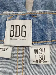 Vorschaubild 3 von URBAN OUTFITTERS Herren Wide Fit Jeans W34 50 L Blau