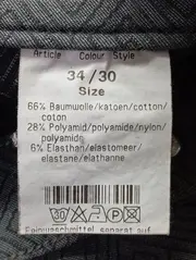 Vorschaubild 4 von Damen Stoffhose W34/L30 Grau Grafisch Casual Hose