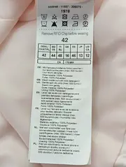 Vorschaubild 4 von Damen Trainingsjacke Gr. 42/XL Beige Klassisch Übergangsjacke