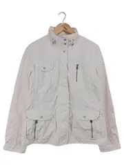 Vorschaubild 1 von Damen Trainingsjacke Gr. 42/XL Beige Klassisch Übergangsjacke