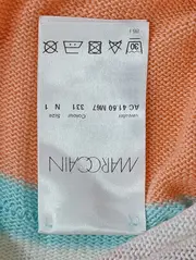 Vorschaubild 3 von Damen Pullover 38/M Mehrfarbig Vintage Grafisch Halbarm Baumwolle