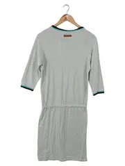 Vorschaubild 2 von Damen Freizeitkleid Gr. 38/M Grau Casual Streetwear Baumwolle