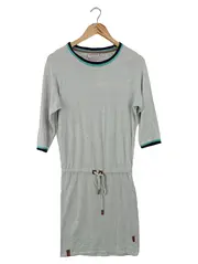 Vorschaubild 1 von Damen Freizeitkleid Gr. 38/M Grau Casual Streetwear Baumwolle