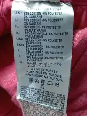 Vorschaubild 3 von Kinder Jeans Slim Fit Gr. 116 (6Y) Rosa Stretch Modern