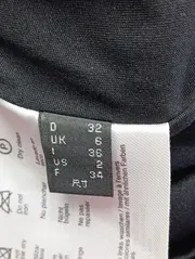 Vorschaubild 4 von Cocktailkleid Damen Gr. 32;XXS Schwarz Bandeau Elegant Festlich