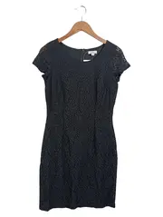 Vorschaubild 1 von Damen festliches Kleid Gr. 34/XS Schwarz Spitze Elegant