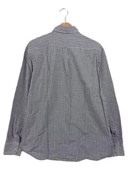 Vorschaubild 2 von Herren Freizeithemd L 50/L Blau Kariert Casual Baumwolle