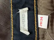 Vorschaubild 3 von Herren Stoffhose W29/L34 Braun Casual Baumwolle Gr. 46 S