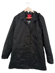 Vorschaubild 1 von Leichter Damen Mantel Gr. 42/L Schwarz Klassisch Baumwolle Elegant