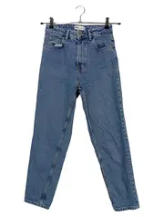 Vorschaubild 1 von Damen Jeans Wide Fit High Waist Blau Gr. 36/S Casual Denim Hose